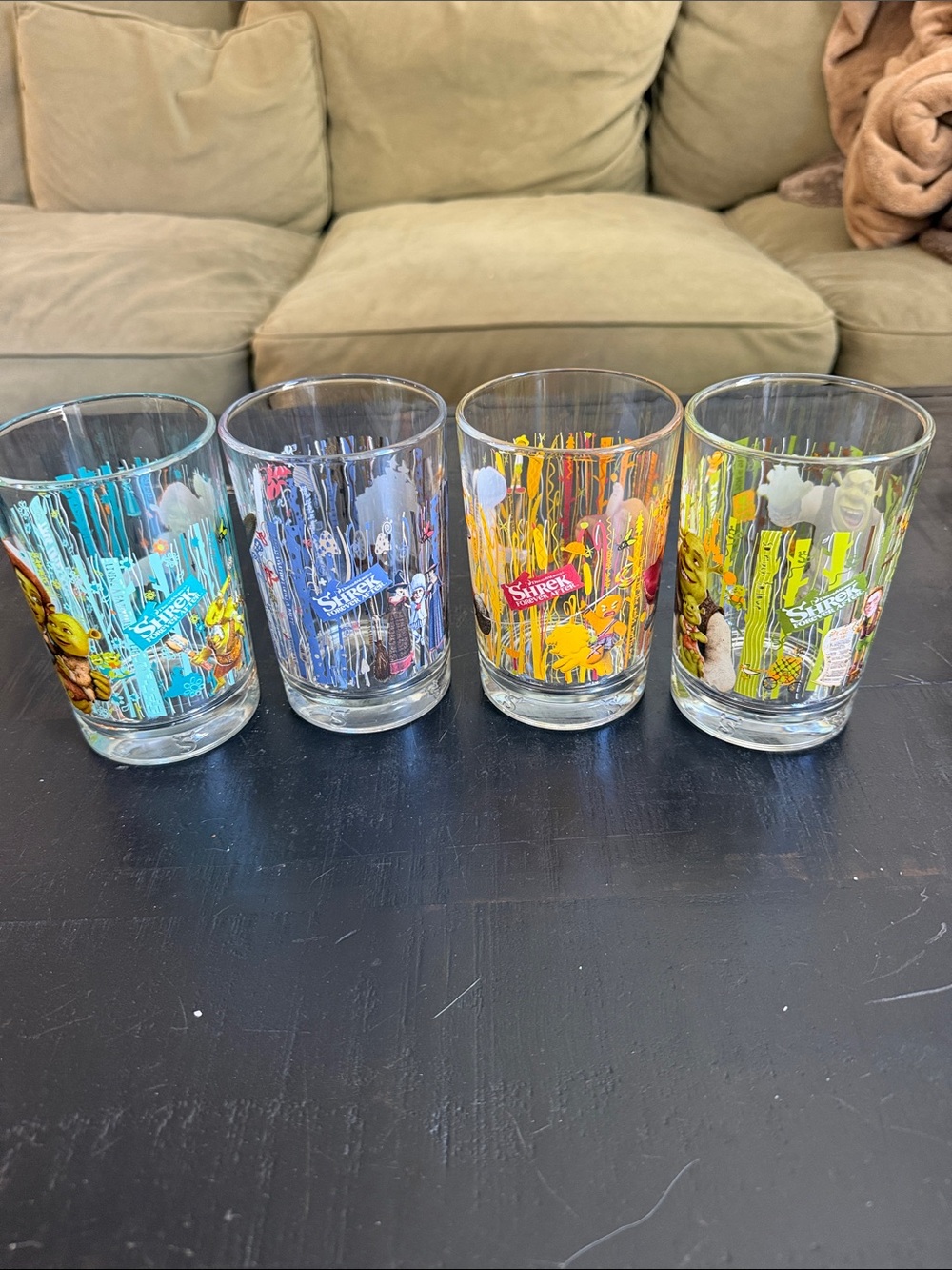 Shrek McDonald’s glass set of 4